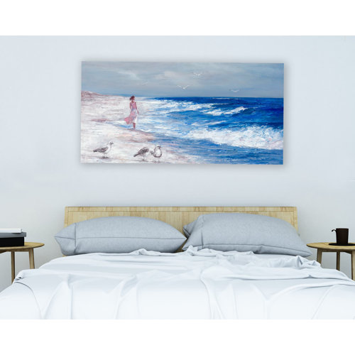 Dovecove Taber Seaside Encounter On Canvas Painting Wayfair